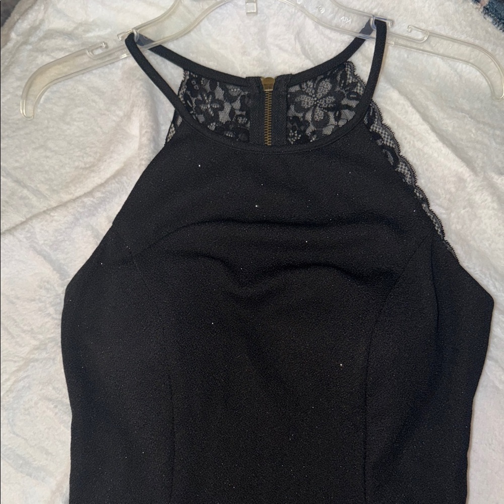 Kohl's Black Sparkle Lace Dress Size Large Retails $58